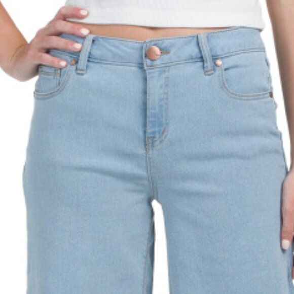 NEW 1822 DENIM High Rise Wide Leg Jeans for women light wash 7252j1 - Picture 4 of 4